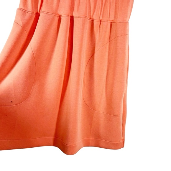 SPANX Orange Stretch Fabric Mini Dress Short Sleeve Size XS - Picture 9 of 10